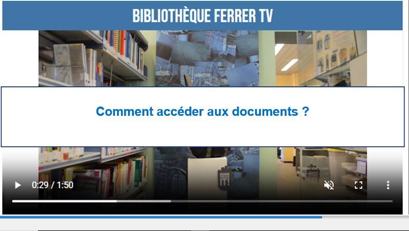 Image vidéos bibliothèque