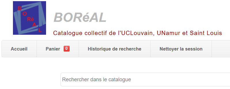 Catalogue des bibliothèques de l'UCLouvain, de l'UNamur et Saint-Louis