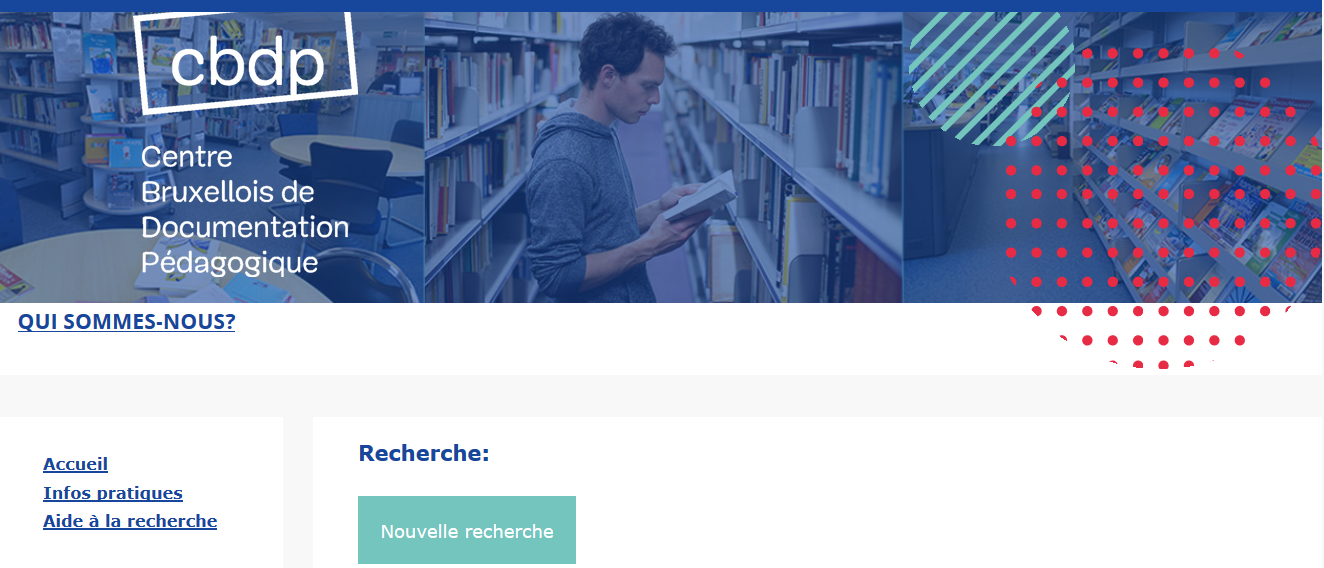 Catalogue du Centre Bruxellois de Documentation Pédagogique